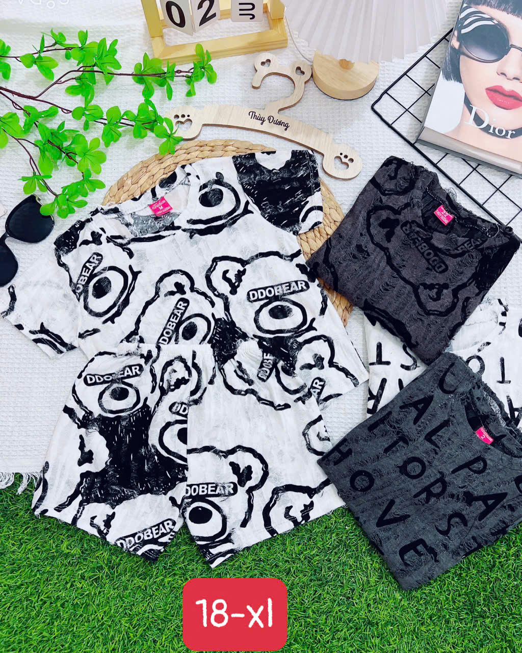 Bộ vải cotton giấy