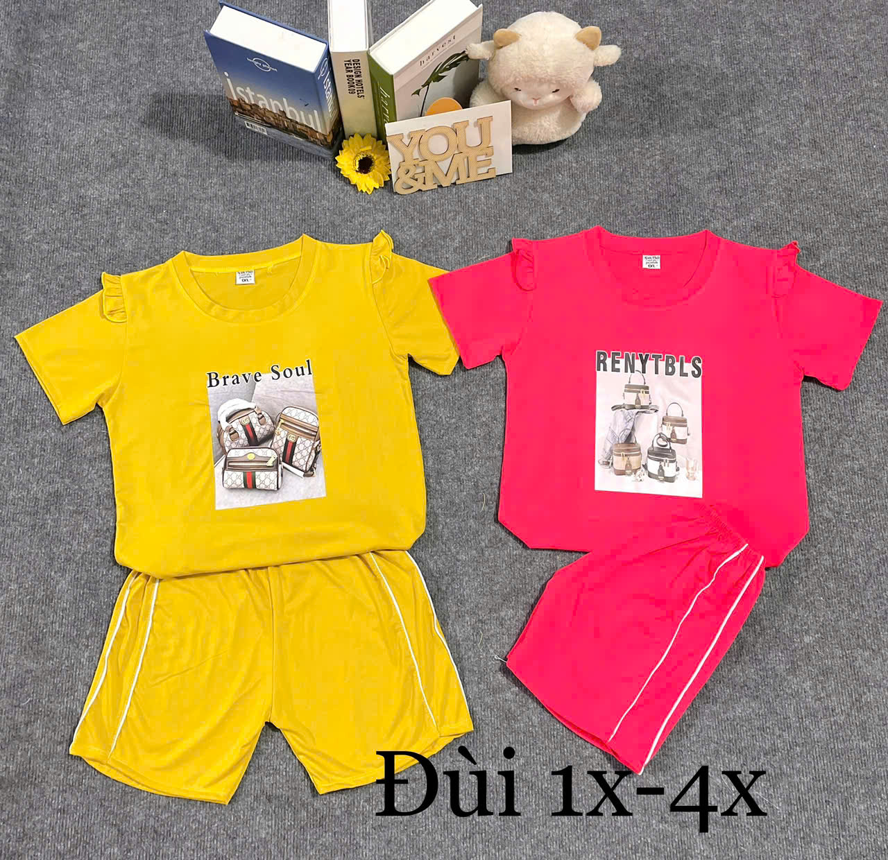Bộ vải cotton 2 chiều