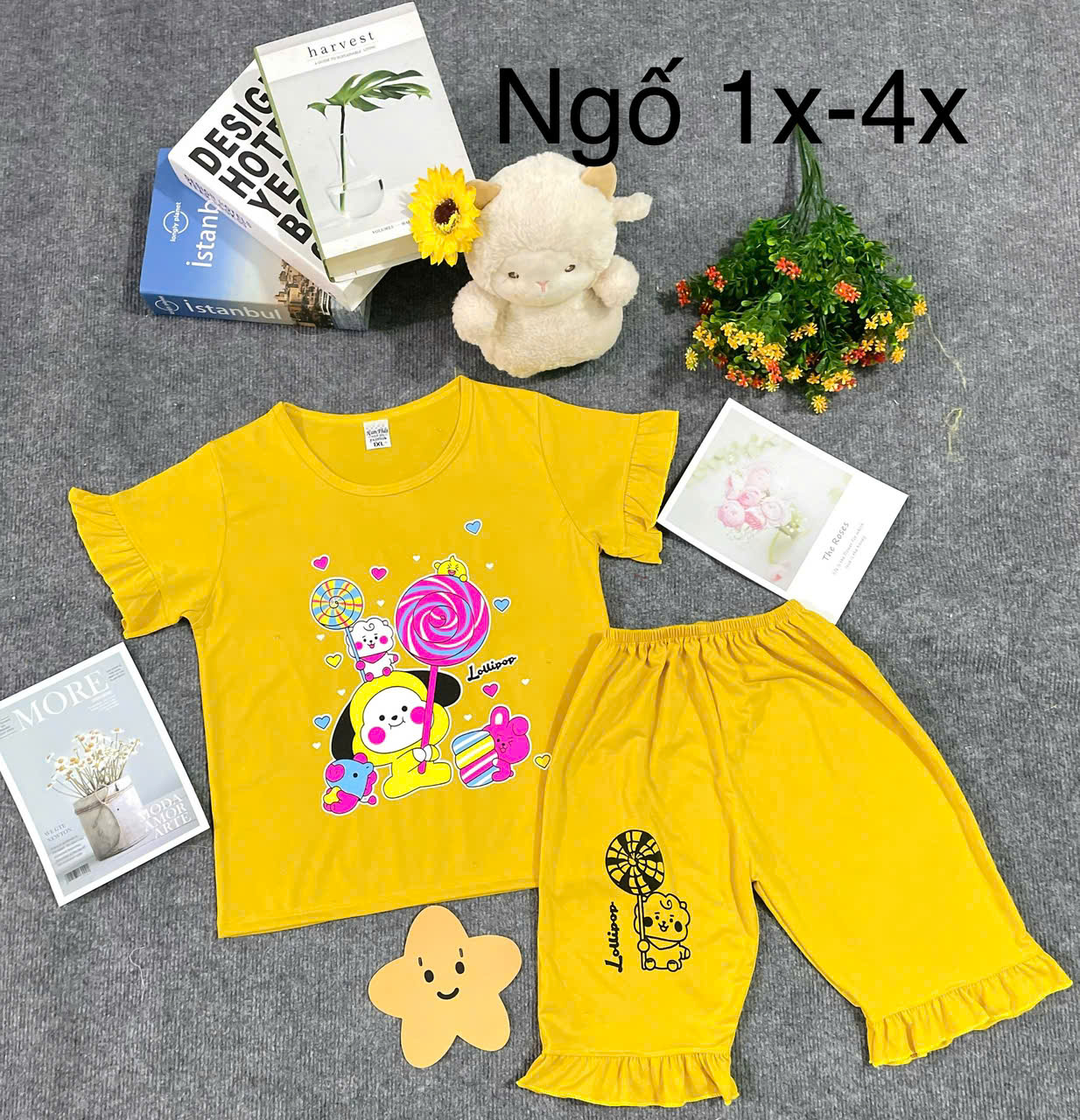Bộ vải cotton 2 chiều