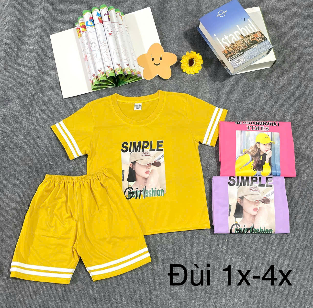 Bộ vải cotton 2 chiều