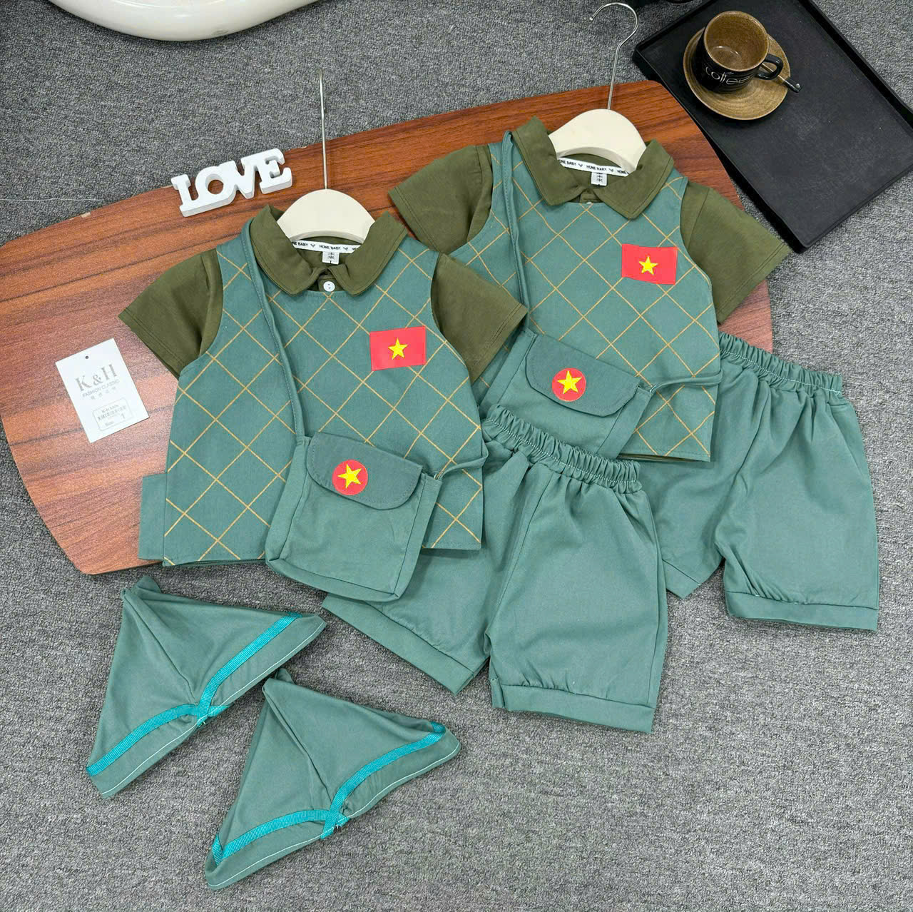 Bộ vải cotton 100% thoáng mát